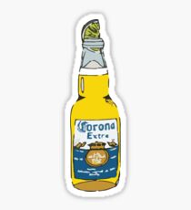 Beer with Lime Sticker