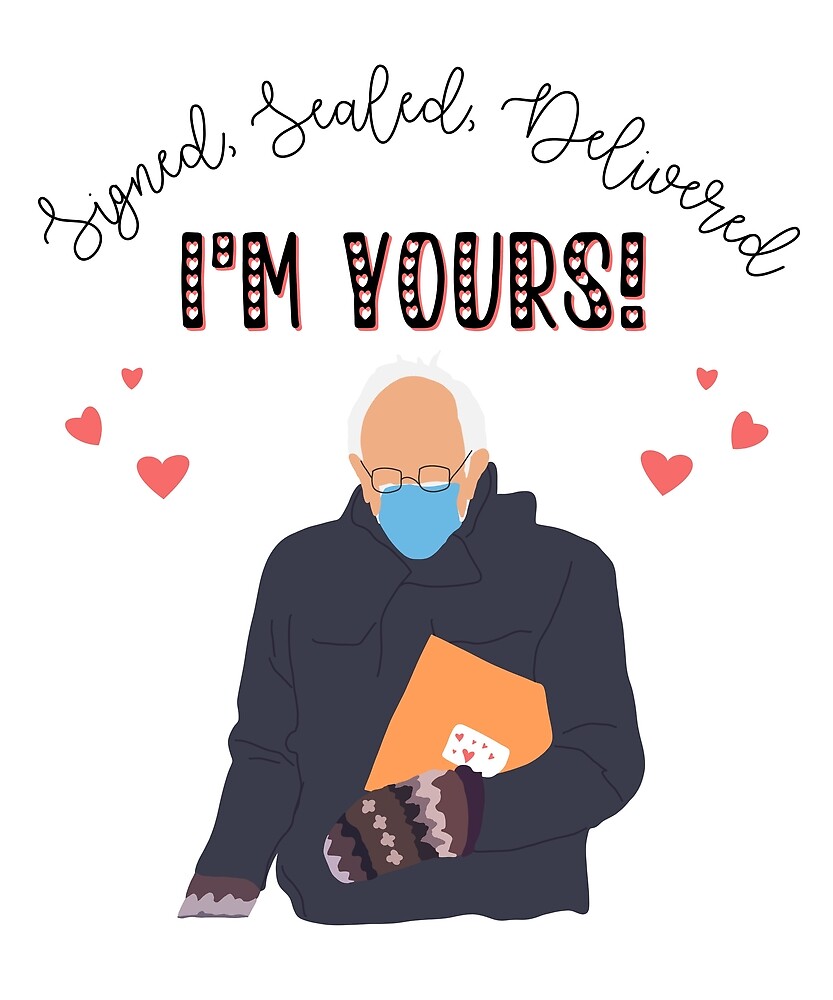 bernie sanders valentines day meme