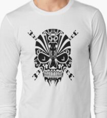 The Devil Inside - Cool Skull Vector Design Long Sleeve T-Shirt