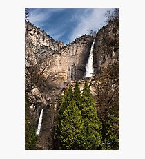 Upper and Lower Yosemite Falls Photographic Print