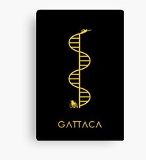 GATTACA - Black Canvas Print