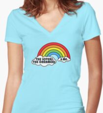 Rainbow Connection Women's Fitted V-Neck T-Shirt