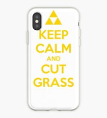 Keep Calm and Cut Grass iPhone Case