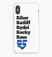List of names and logo! (Blue) iPhone Case