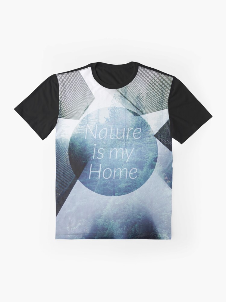 Alternative Ansicht von Nature is my Home Grafik T-Shirt