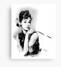 Audrey Hepburn Metal Print
