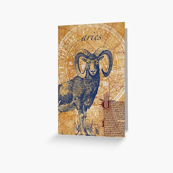 aries | Widder Grußkarte