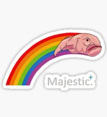 Majestic Blobfish Sticker