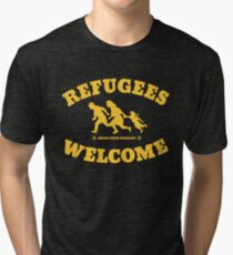 Refugees Welcome Tri-blend T-Shirt