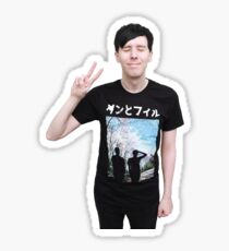 Phil Cherry Blossom Shirt Sticker