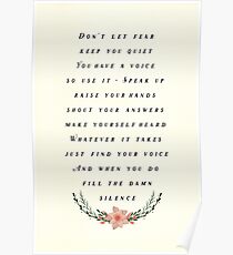 Fill the Silence Poster