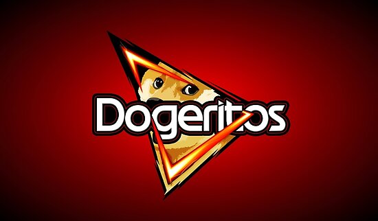 Doritos Dogeritos Doge Logo Poster By Doge21 Redbubble - roblox doritos script