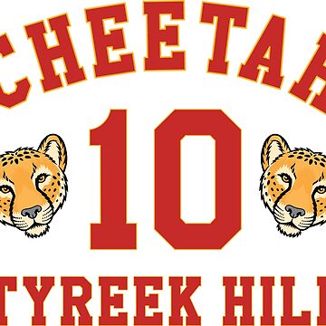 Limited Edition Tyreek Hill Jersey Style Shirt, Cheetah 10, Hill 10, Kansas  City Chiefs Shirt, Mug, Hoodie & Wall Tapestry! Poster for Sale by  GoatGear