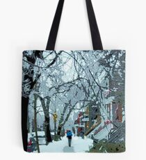 Montreal soft winter day Tote Bag