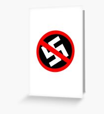 Nazi Punks Fuck Off! Greeting Card