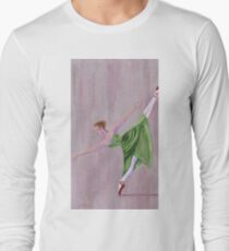 Green Ballerina Long Sleeve T-Shirt
