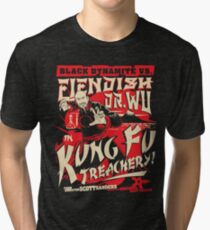 Black Dynamite vs. Teuflischer Dr. Wu Vintage T-Shirt