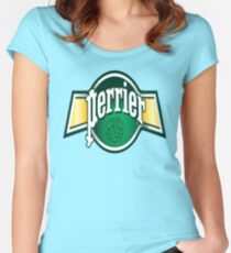 Haaaaaa, Perrier Women's Fitted Scoop T-Shirt