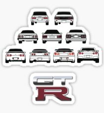 Nissan Skyline Black Sticker