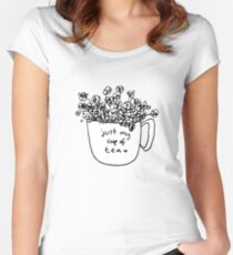 Just My Cup of Tea Women's Fitted Scoop T-Shirt