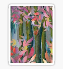 Autumn by a Waterfall Sticker