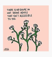 Accessible Advice Photographic Print