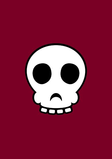 “Goofy skull” Poster by adorman | Redbubble