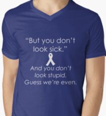You Don't Look Stupid Men's V-Neck T-Shirt