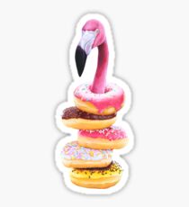 A Famished Flamingo Sticker