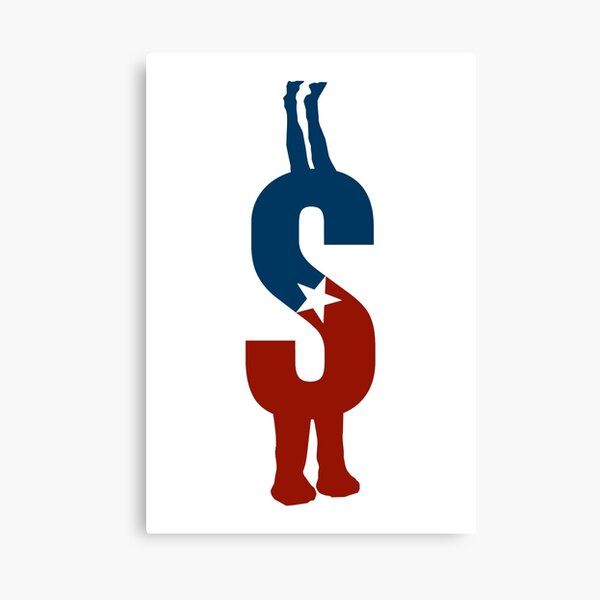 an american monogram Canvas Print