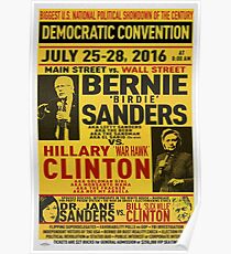 Bernie vs. Hillary poster Poster