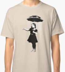 Banksy Rain Classic T-Shirt