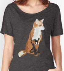Geometric Fox Women's Relaxed Fit T-Shirt