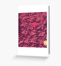 Fallen Leaves Greeting Card