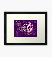 Influenza pattern Framed Print
