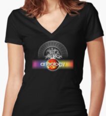 arteology life Women's Fitted V-Neck T-Shirt