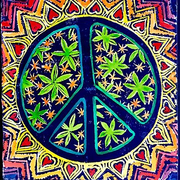 Artwork thumbnail, Peace Mandala by leonitalee