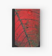 Red Leaf Hardcover Journal