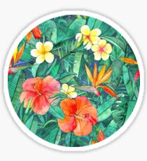 Classic Tropical Garden Sticker