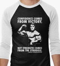 Confidence and Struggle Men's Baseball ¾ T-Shirt