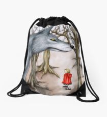 Not Out of the Woods Drawstring Bag