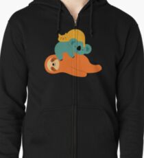 Being Lazy Zipped Hoodie