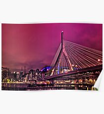 Zakim bridge, Boston MA Poster