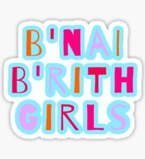 B'nai B'rith Girls Sticker