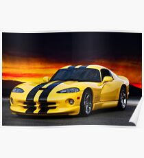 Dodge Competition Viper Poster