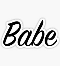 Babe Sticker