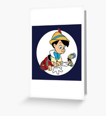 Pinocchio Greeting Card
