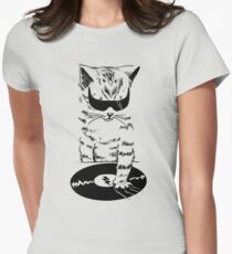 Camiseta entallada para mujer DJ Scratch