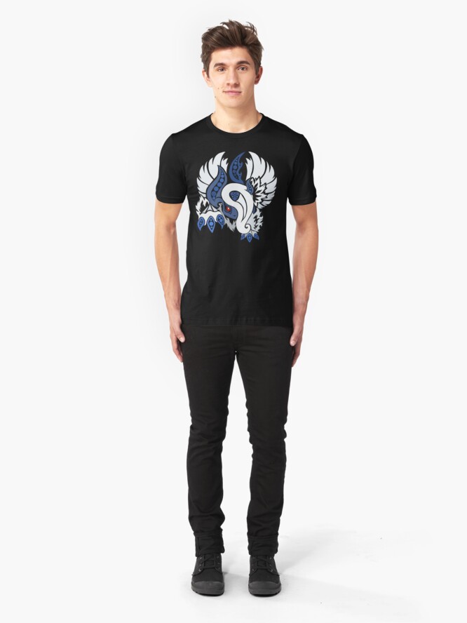 Alternate view of Mega Absol - Yin and Yang Evolved! Slim Fit T-Shirt