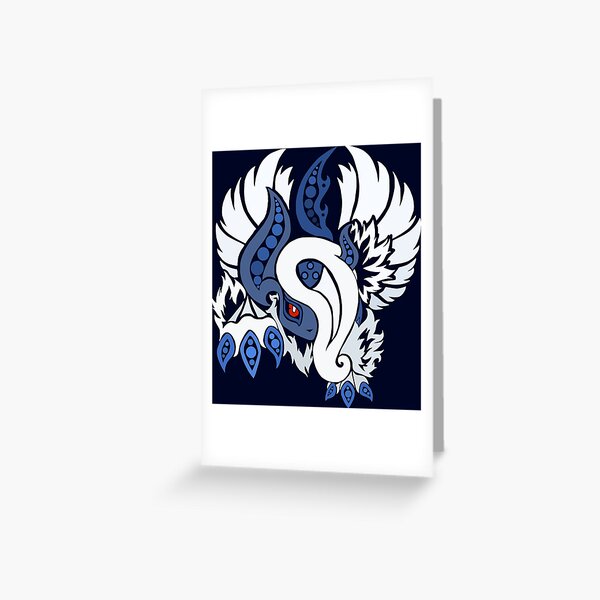 Mega Absol - Yin and Yang Evolved! Greeting Card